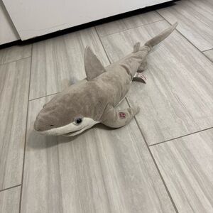 Gund Fun Singing Wiggling Shark Sharpie Plush Stuff Great White Shark